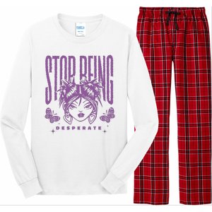 Stop Being Desperate Sassy Doll Long Sleeve Pajama Set