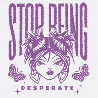 Stop Being Desperate Sassy Doll Flatbill Hat