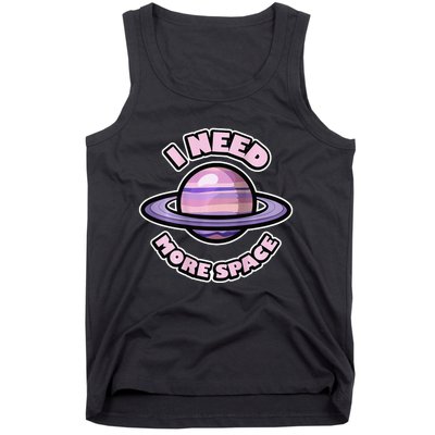 Space BACKPRINT Design for I Need More Space Tank Top