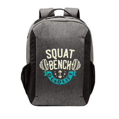 Squat Benchpress Deadlift Powerlifter Gift Vector Backpack