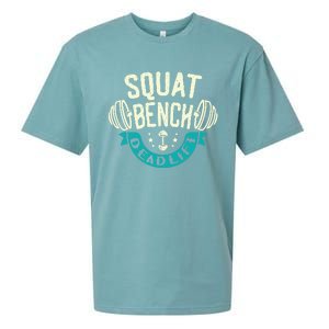 Squat Benchpress Deadlift Powerlifter Gift Sueded Cloud Jersey T-Shirt