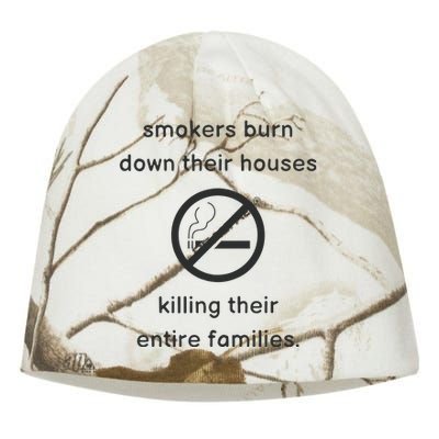 Smokers Burn Down Their House Killing Their Entire Family Kati - Camo Knit Beanie