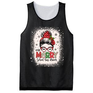 School Bus Driver Messy Bun Bus Driver Christmas Funny Gift Mesh Reversible Basketball Jersey Tank