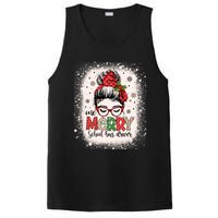 School Bus Driver Messy Bun Bus Driver Christmas Funny Gift PosiCharge Competitor Tank