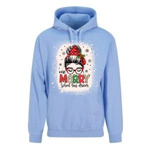 School Bus Driver Messy Bun Bus Driver Christmas Funny Gift Unisex Surf Hoodie