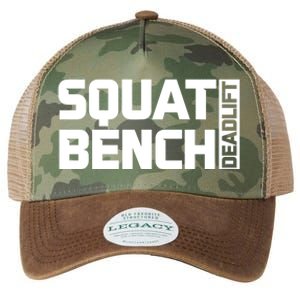 Squat Bench Deadlift Gym Weightlifting Workout Fitness Cute Gift Legacy Tie Dye Trucker Hat