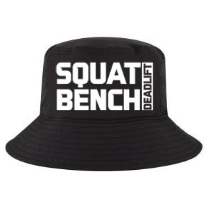 Squat Bench Deadlift Gym Weightlifting Workout Fitness Cute Gift Cool Comfort Performance Bucket Hat