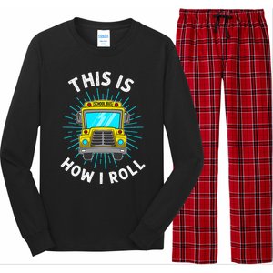 School Bus Driver Long Sleeve Pajama Set