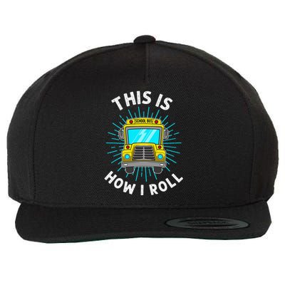 School Bus Driver Wool Snapback Cap