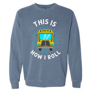 School Bus Driver Garment-Dyed Sweatshirt