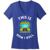 School Bus Driver Women's V-Neck T-Shirt