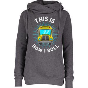 School Bus Driver Womens Funnel Neck Pullover Hood