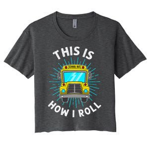 School Bus Driver Women's Crop Top Tee