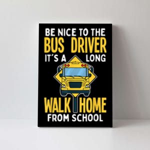 School Bus Driver Canvas