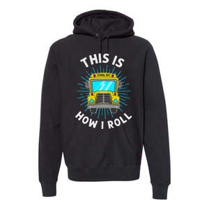 School Bus Driver Art For Women School Bus Driver Premium Hoodie