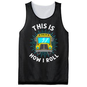 School Bus Driver Art For Women School Bus Driver Mesh Reversible Basketball Jersey Tank