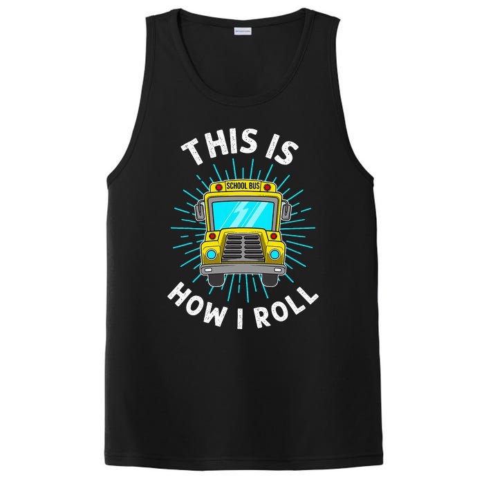 School Bus Driver Art For Women School Bus Driver PosiCharge Competitor Tank