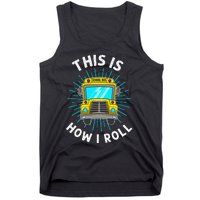 School Bus Driver Art For Women School Bus Driver Tank Top