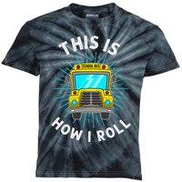 School Bus Driver Art For Women School Bus Driver Kids Tie-Dye T-Shirt