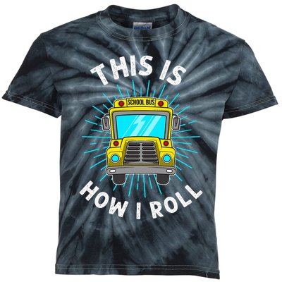 School Bus Driver Art For Women School Bus Driver Kids Tie-Dye T-Shirt