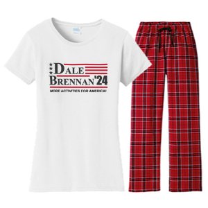 Step Brothers Dale Brennan 2024 More Activities For America! Women's Flannel Pajama Set