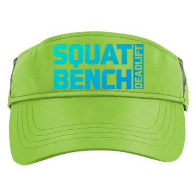 Squat Bench Deadlift Gym Weightlifting Workout Fitness Cute Gift Adult Drive Performance Visor