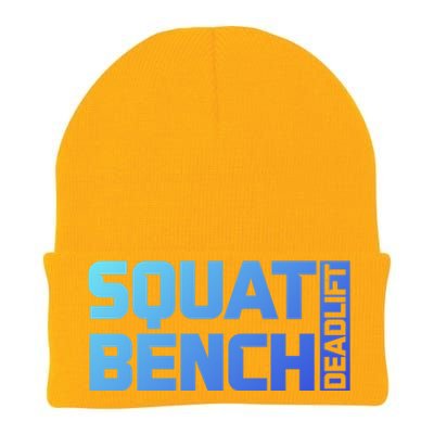 Squat Bench Deadlift Gym Weightlifting Workout Fitness Cute Gift Knit Cap Winter Beanie