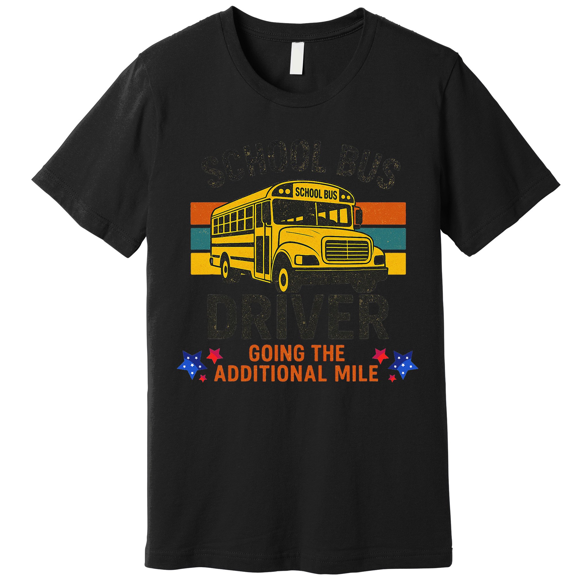 School Bus Driver - Going The Additional Mile Retro Vintage Premium T-Shirt