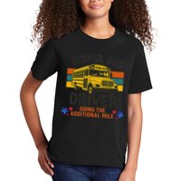 School Bus Driver - Going The Additional Mile Retro Vintage Kids T-Shirt