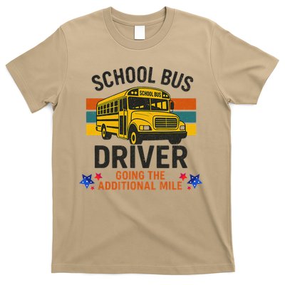 School Bus Driver - Going The Additional Mile Retro Vintage T-Shirt