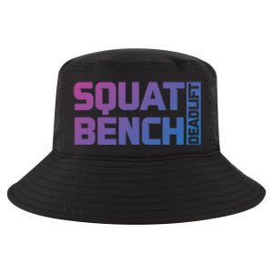 Squat Bench Deadlift Gym Weightlifting Workout Fitness Cute Gift Cool Comfort Performance Bucket Hat