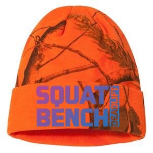 Squat Bench Deadlift Gym Weightlifting Workout Fitness Cute Gift Kati Licensed 12" Camo Beanie