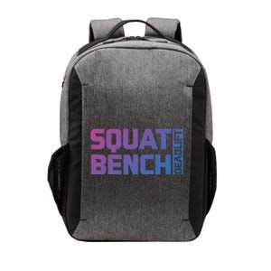 Squat Bench Deadlift Gym Weightlifting Workout Fitness Cute Gift Vector Backpack