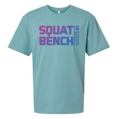 Squat Bench Deadlift Gym Weightlifting Workout Fitness Cute Gift Sueded Cloud Jersey T-Shirt