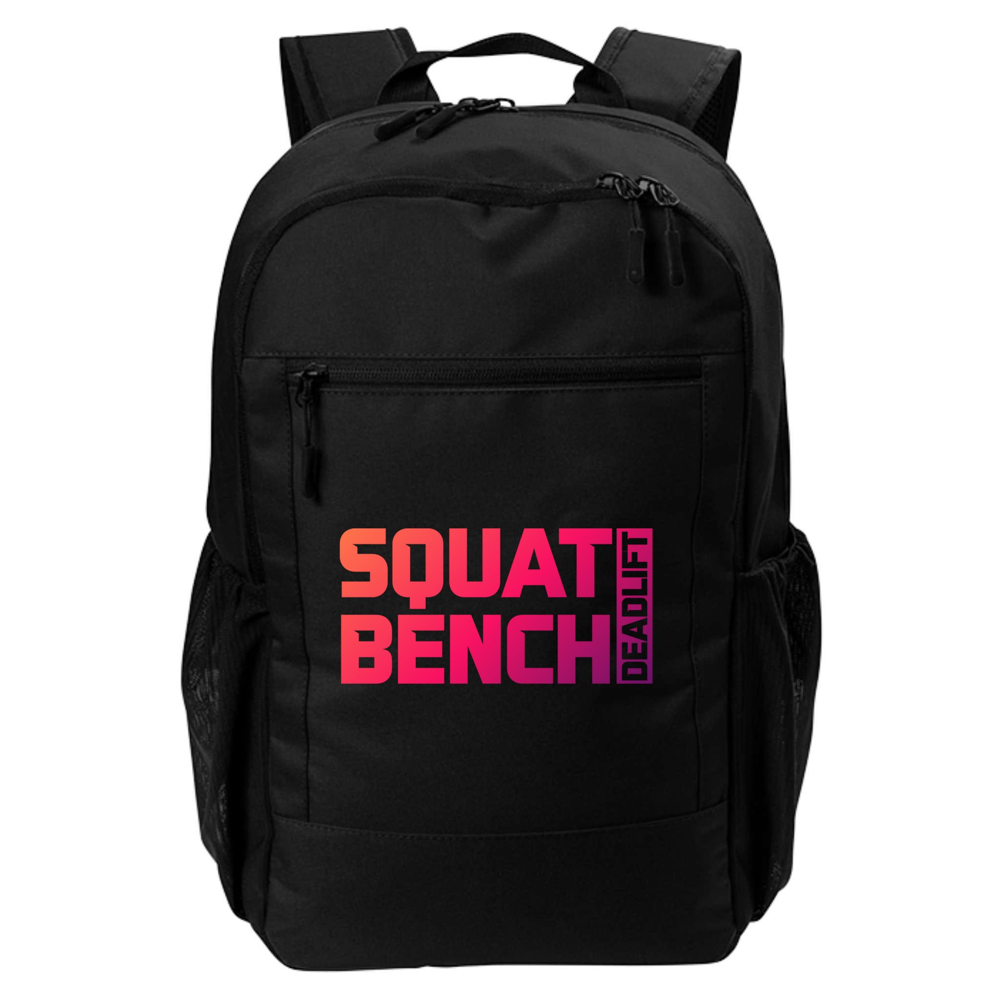 Squat Bench Deadlift Gym Weightlifting Workout Fitness Cute Gift Backpack