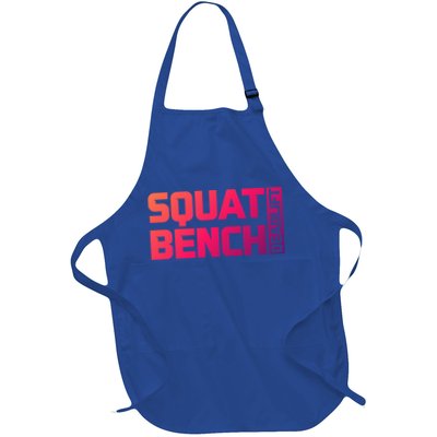 Squat Bench Deadlift Gym Weightlifting Workout Fitness Cute Gift Apron