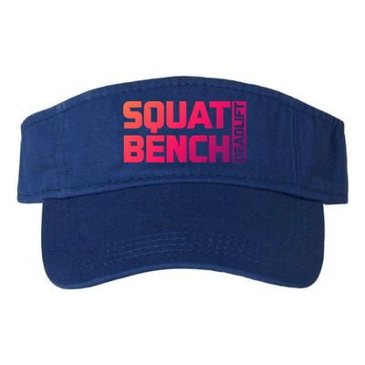 Squat Bench Deadlift Gym Weightlifting Workout Fitness Cute Gift Visor