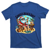 SantaS Beach Day Tropical Christmas Vacation Summer Xmas Gift T-Shirt