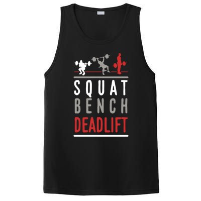 Squat Bench Deadlift Gift Gym Workout Gift PosiCharge Competitor Tank