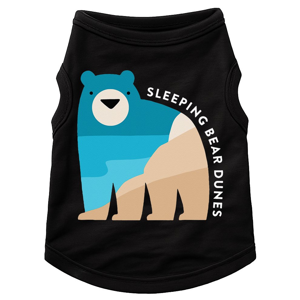 Sleeping Bear Dunes Michigan National Park Souvenir Gift Doggie Tank