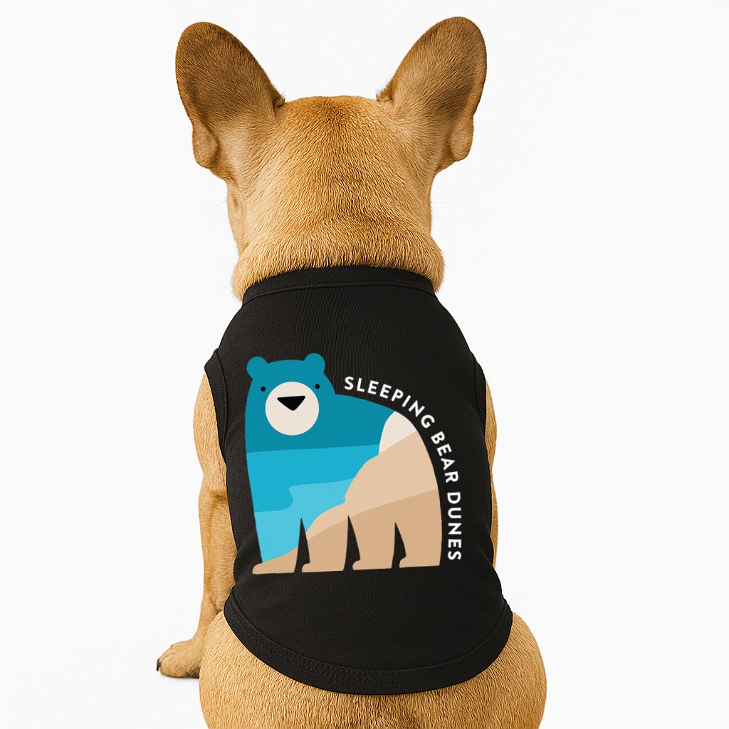Sleeping Bear Dunes Michigan National Park Souvenir Gift Doggie Tank