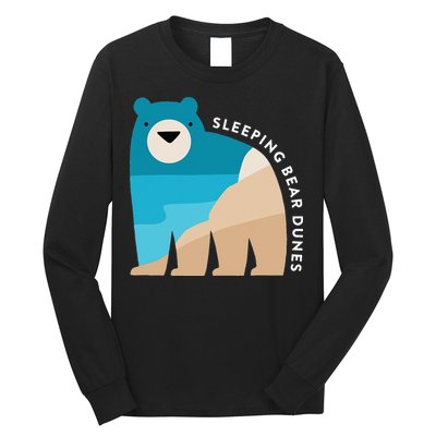 Sleeping Bear Dunes Michigan National Park Souvenir Gift Long Sleeve Shirt