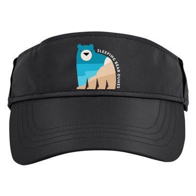 Sleeping Bear Dunes Michigan National Park Souvenir Gift Adult Drive Performance Visor