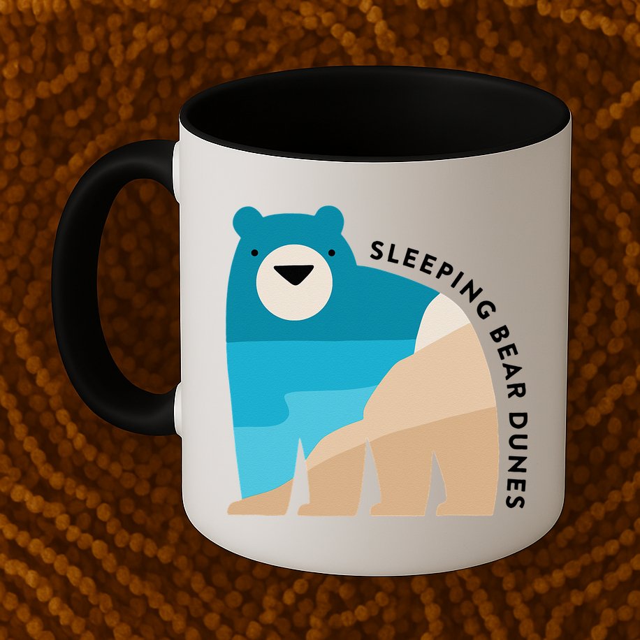 Sleeping Bear Dunes Michigan National Park Souvenir Gift Mug