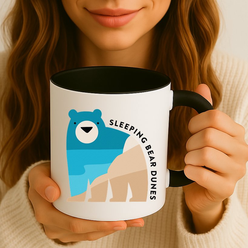 Sleeping Bear Dunes Michigan National Park Souvenir Gift Mug