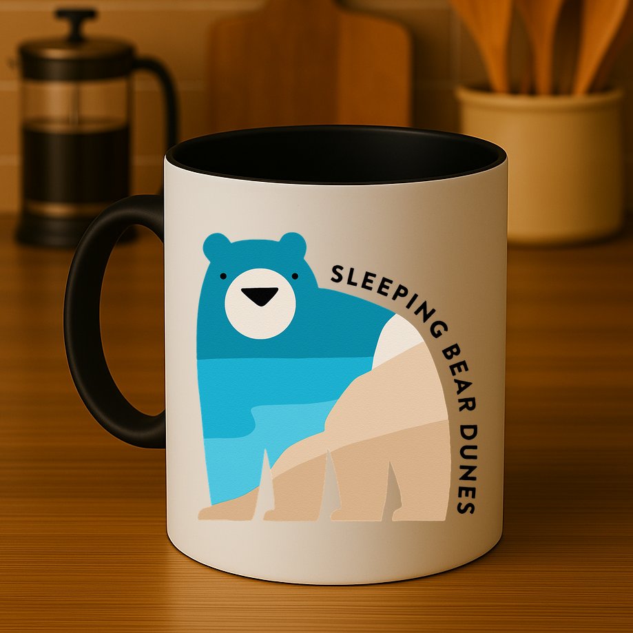Sleeping Bear Dunes Michigan National Park Souvenir Gift Mug