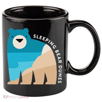 Sleeping Bear Dunes Michigan National Park Souvenir Gift 11oz C Handle Ceramic Mug