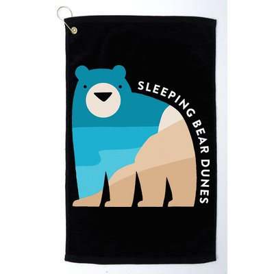 Sleeping Bear Dunes Michigan National Park Souvenir Gift Golf Towel