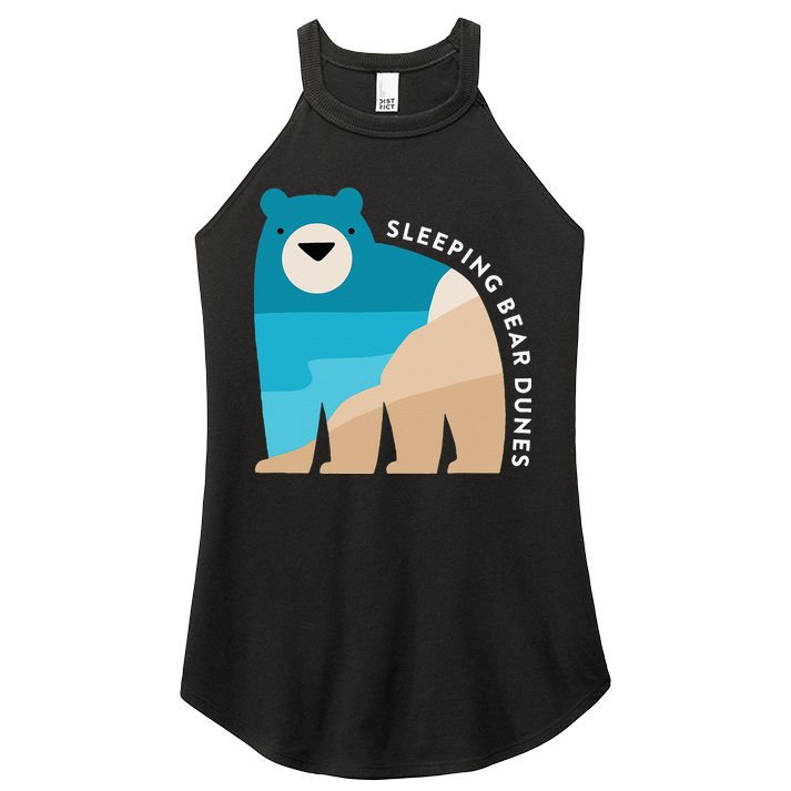 Sleeping Bear Dunes Michigan National Park Souvenir Gift Women's Perfect Tri Rocker Tank