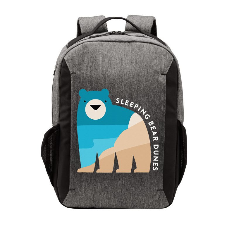 Sleeping Bear Dunes Michigan National Park Souvenir Gift Vector Backpack